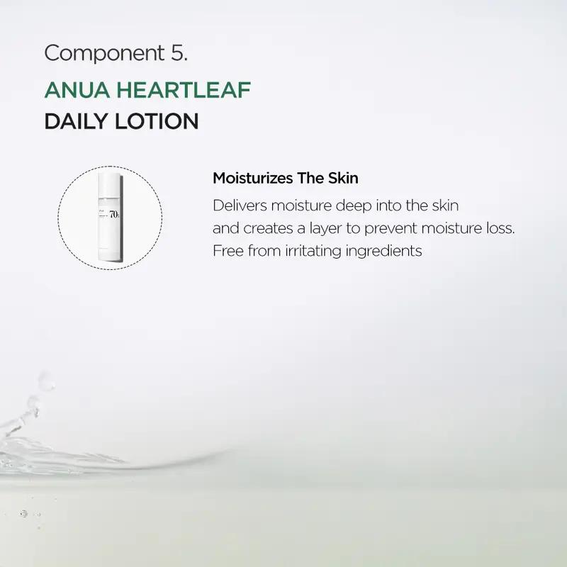 [Anua Official Shop] Ultimate Skincare Routine Set | Cleansing oil + Cleansing foam +Toner + Dark Spot Correcting Serum + Moisturizing lotion, Hydrate, korean skincare, glass skin, affordable, niacinamide