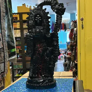 Santa Muerte Aztec 15 inch Black out Charged Santa Muerte Aztec 15 inch Black out Charged