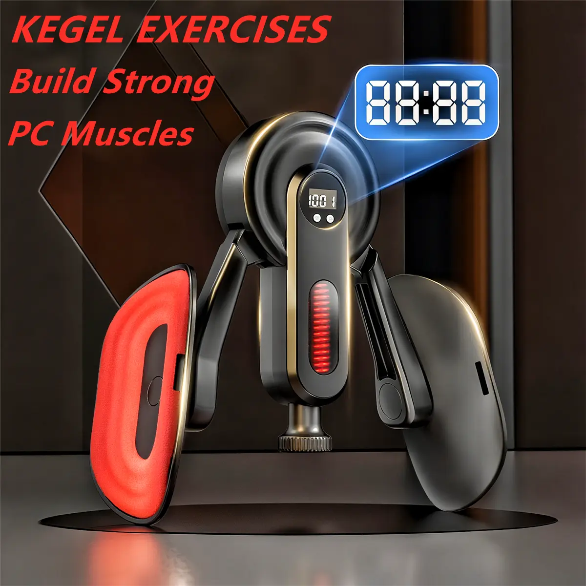 Kegel Exercise Equipment- Two Versions: Count-Equipped / No-Count | Pelvic Floor Trainer for Men，Lift Glutes & Tone Arms Simultaneously | Reshape Tight Physique & Vitality, Pelvic Floor Muscle Trainer ，Leg Trainer,