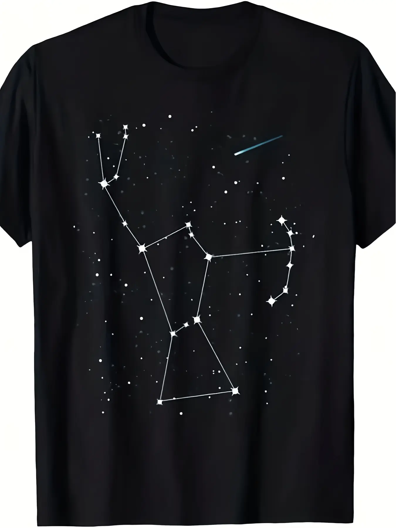 Orion the Constellation TShirt with Star Map Desig unisex soft cotton short sleeve t shirt, vintage graphic casual tee for men women teens, perfect birthday holiday gift for camping travel gym daily street  wear