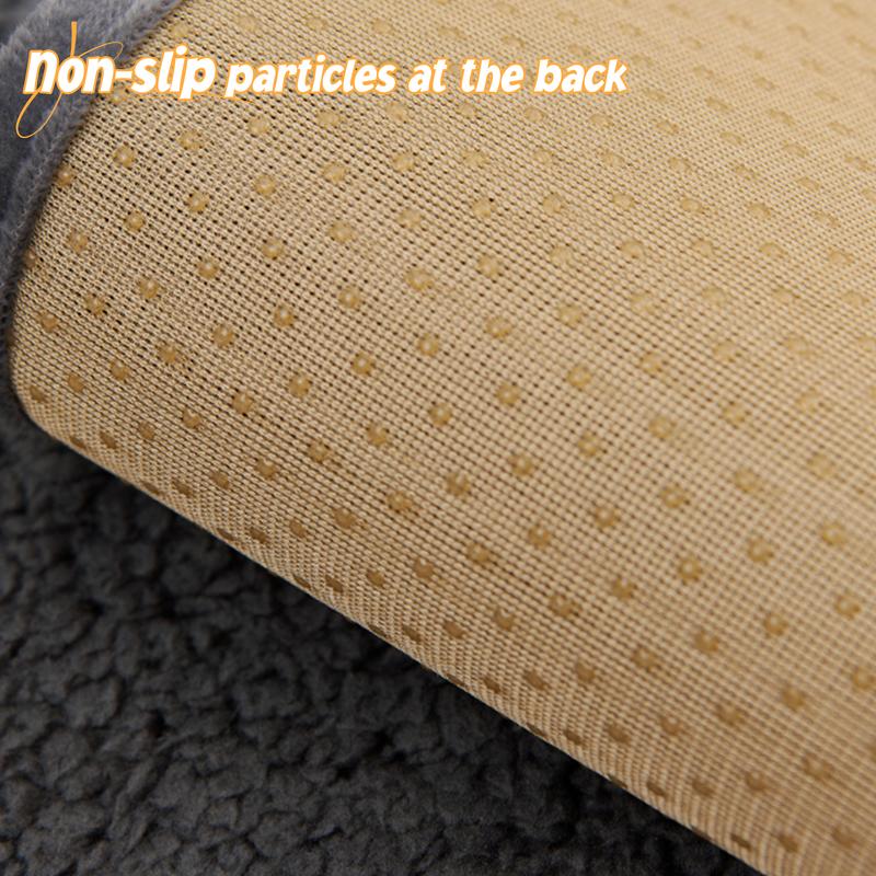 [Gift Choice] 1 Count Sofa Cover for 1-4 Seater NO BACK OR ARMREST Solid Color Jacquard Sofa Protector, Anti-slip Couch Bench Cover, Machine Washable Slipcover, Pet-friendly sofa Towel Mat for Home, Living Room, Dormitory, Hotel, Beige, Gray