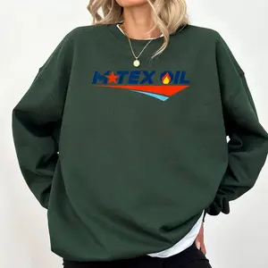 MTEX Oil Logo Vintage Energy Style Landman Series Sweatshirt