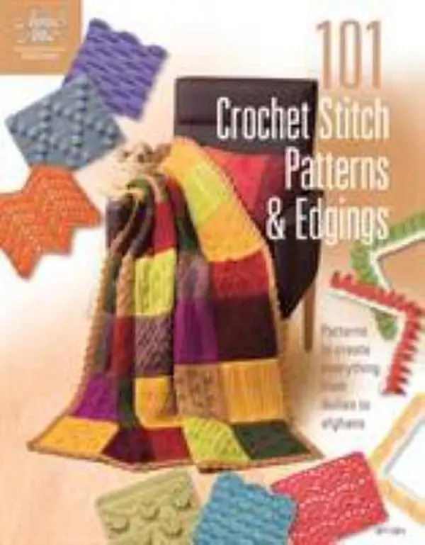USED Book - 101 Crochet Stitch Patterns & Edgings: Patterns to Create Everything from Doilies to Afghans (Paperback) - english