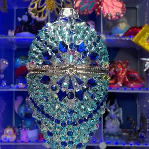 Glass Rhinestone Eggs
