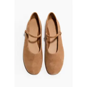 H&M Suede Mary Jane ballet flats