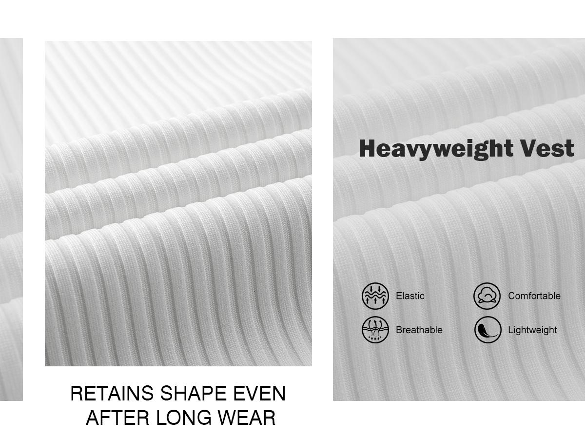 STREVATE Men’s Wide Strap Ribbed Tank Top, High Stretch Breathable Muscle Tank, Heavyweight Drapey Fit Gym & Casual Sleeveless Shirt STREVATE Men’s Wide Strap Ribbed Tank Top, High Stretch Breathable Muscle Tank, Heavyweight Drapey Fit Gym & Casual Sleeveless Shirt