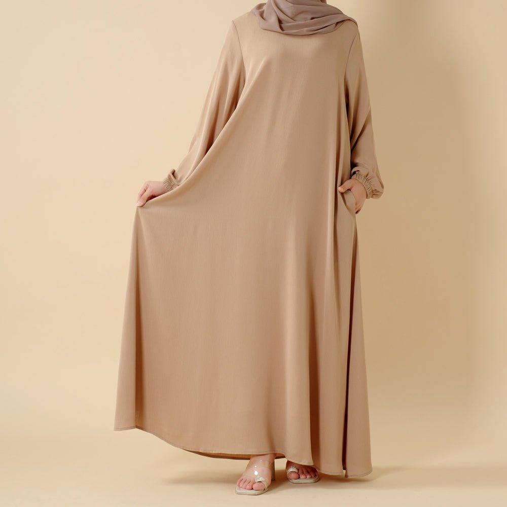Modest Luxury Premium Nida Zoom Umbrella Cut Summer Abaya (MA233) Modest Luxury Premium Nida Zoom Umbrella Cut Summer Abaya (MA233)