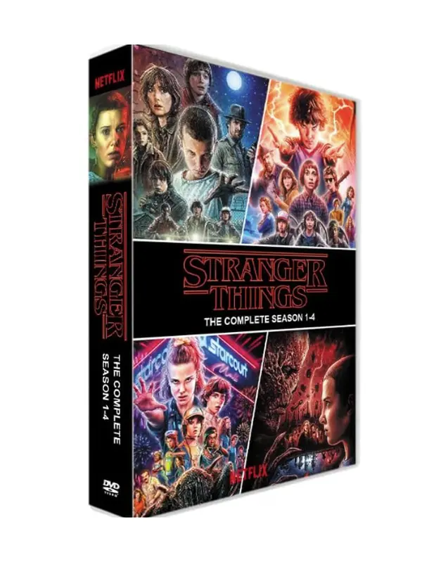 Stranger Things: The Complete Series 12-Disc DVD Set - Seasons 1-4, Halloween Collector’s Edition Packaging, Horror Mystery, English Subtitles, Special & Bonus Content