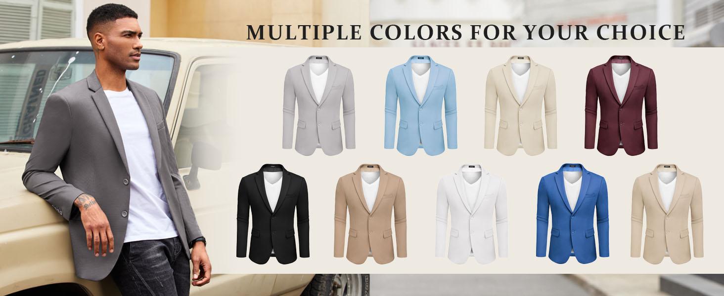 COOFANDY Men's Suit Casual Blazer Slim Fit Suit Jacket Lightweight Knit Sport Coat Two Button Blazer Jacket COOFANDY Men's Suit Casual Blazer Slim Fit Suit Jacket Lightweight Knit Sport Coat Two Button Blazer Jacket