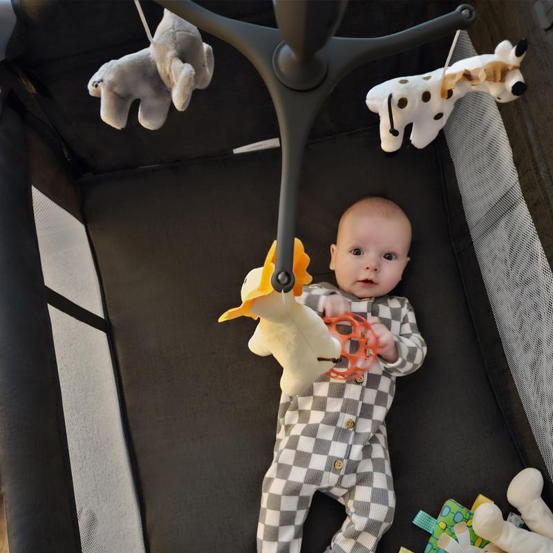 HARPPA Saimia | 5-in-1 Pack and Play Baby Bassinet & Playard, Bedside Sleeper with Mattress, Rocking Bassinet for Baby, Diaper Changing Baby Cribs, Foldable Playpen for Travel