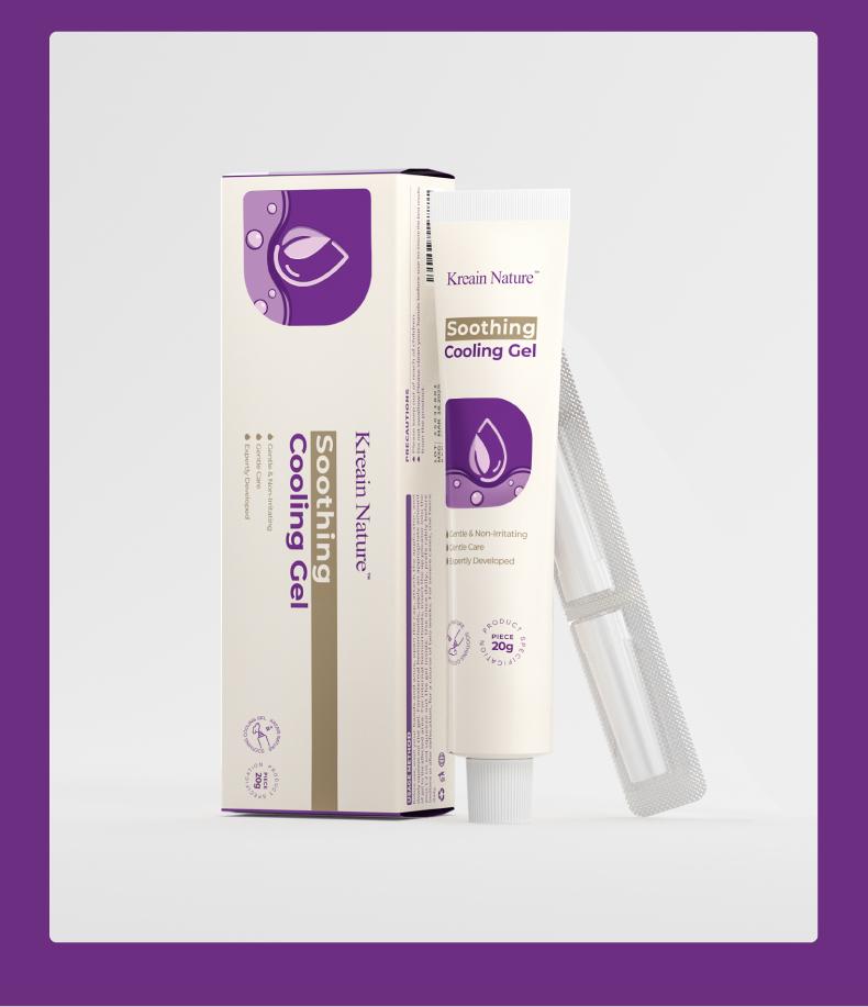 Kreain Nature 2 Hemorrhoid Gel Carthamus Seed Scutellaria Baicalensis Extract Carboxymethylcellulose Purple Daisy Apply to the Skin Used for Eliminating Hemorrhoids