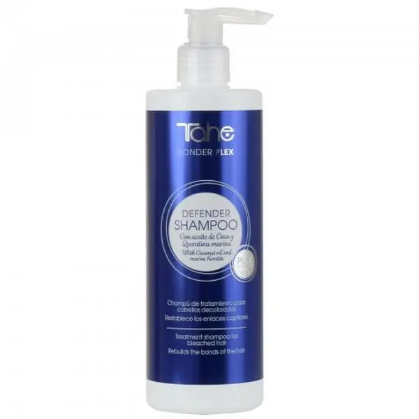 Tahe Bonder Plex Defender Shampoo for Bleached Hair with Coconut Oil and Marine Keratin