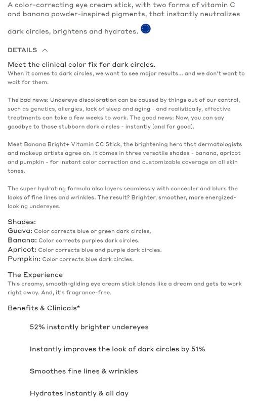 Banana Bright+ Vitamin CC Stick - Ole Henriksen