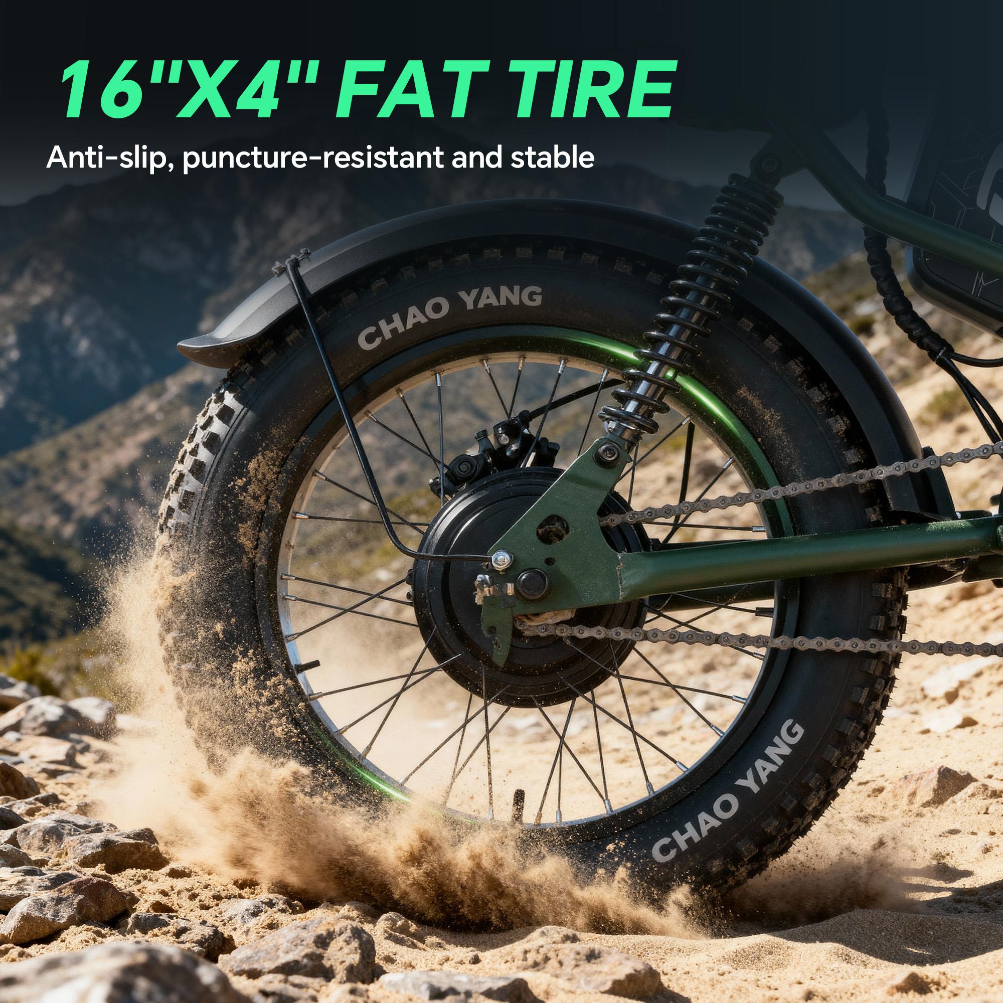 Electric Bike,Equipped withHigh Carbon Steel Frame, Full SuspensionSystem,28mph Top Speed,48V 1000W, PedalAssist Range of 30-70 Miles,16-lnch All-TerrainTires,Off-Road Motorcycle. Ebike cool and stylish