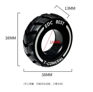 Cool Mechanical Fidget Ring Gen 2 | Smooth Spinning Metal Stress Relief | Perfect Adult Indoor Anxiety Toy