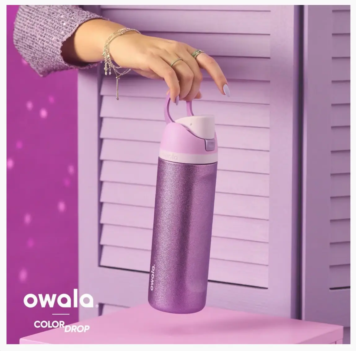 Owala 24oz FreeSip So Eggstra - (Limited Edition) Color Drop Exclusive, Insulated Stainless Steel Water Bottle Aesthetic Drinkware for Sport Lovers, Urban Outfitters Bottle