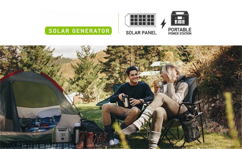 R150 Portable Power Station, 150W 155Wh Power Bank with 110V AC Outlet, 6 Outputs External Battery Pack Portable Backup Battery Laptop Charger with LED Light for Home Camping