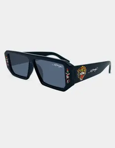 ED HARDY El Tigre Sunglasses, Black