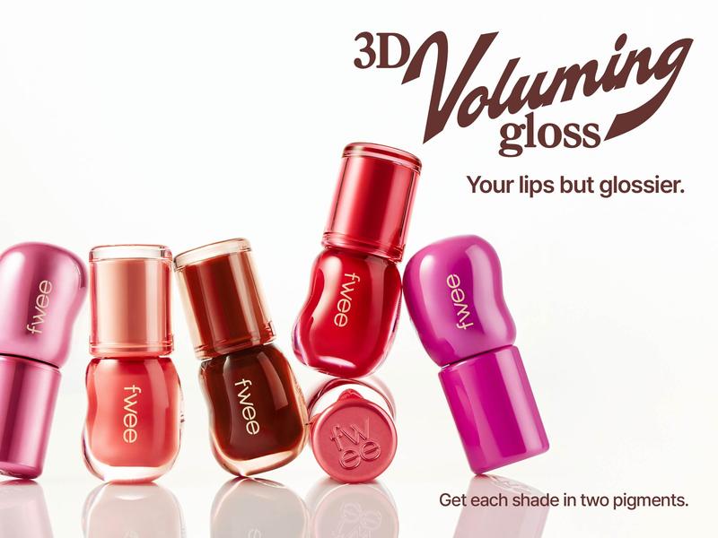 [TikTok Shop Exclusive] fwee Voluming Gloss Cola Duo — Cherry Cola & Dirty Cola (30% / 70% Pigment Options) | Hydrating, Non-sticky, Line Smoothing | Stocking stuffers, Gift