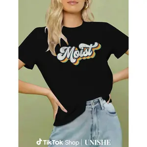 Funny Retro Vintage 80s Moist T-Shirt with Sarcastic Style