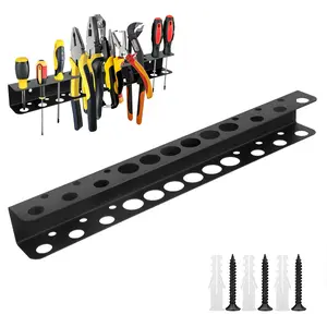 Wall-Mounted Tool Organizer Rack-Screwdriver Organizer Wall Mount for Garage,Garage Hand Tool Organizer holder,Tools supply