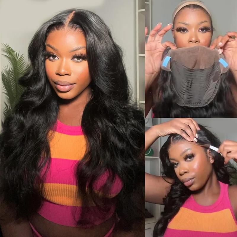 Body Wave Glueless 6x4 7x5 9x6 Pre-cut Lace Closure Wig Glueless Transparent Human Hair Lace Frontal Wig