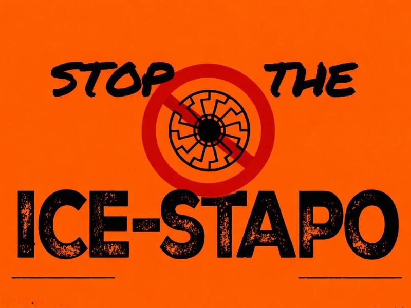 Abolish ICE BUMPER sticker