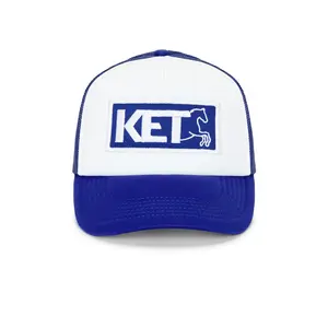 Pleasures Tranquil Trucker Hat in Blue Unisex
