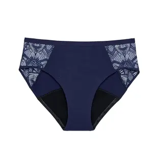 Thinx Ultra-Soft Leakproof Briefs for Women – Reusable, Comfy Period Underwear Holds Up to 12 Tampons -  Maritime