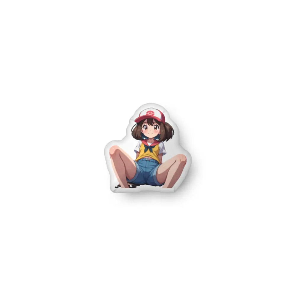 Pokemon Theme Custom-Shaped Pillow - 100% Soft Polyester 1-Piece Vibrant Print Bedding Accessory, White Reverse Side, Zipperless Seal, Multi-Size (L 22″×22″, M 16″×16″), Cozy Aesthetic