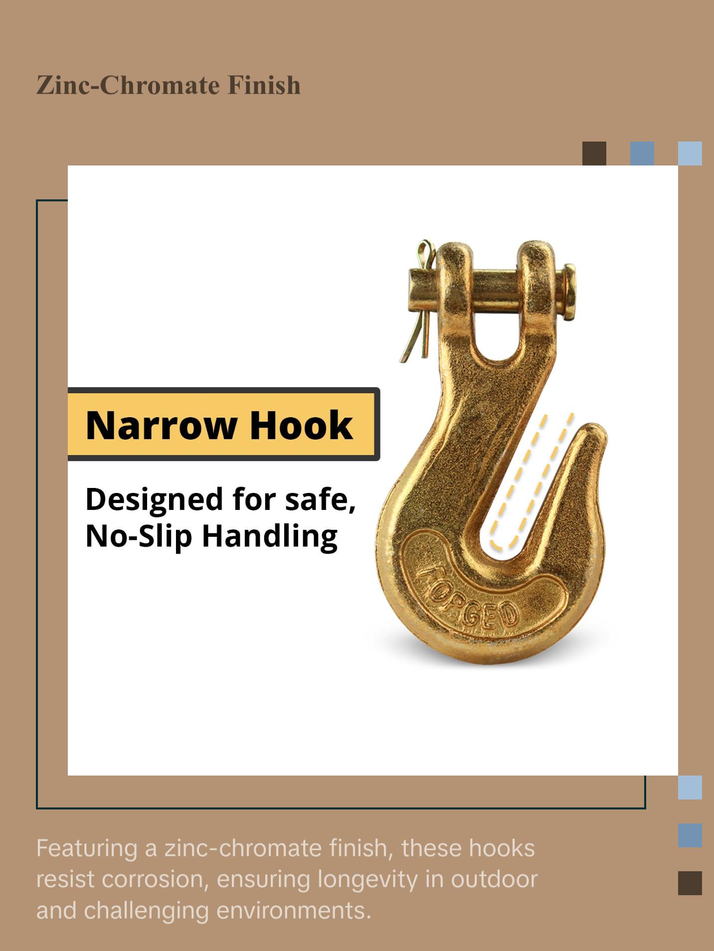 G70 Clevis Grab Hook, 3/8"