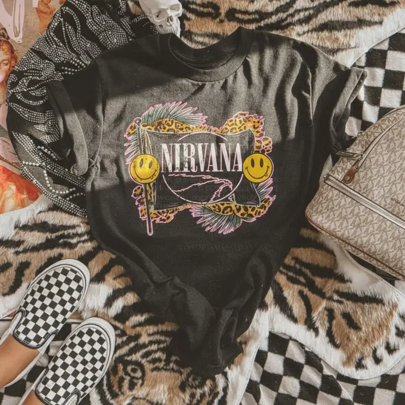 vintage nirvana hoodie - TikTok Shop