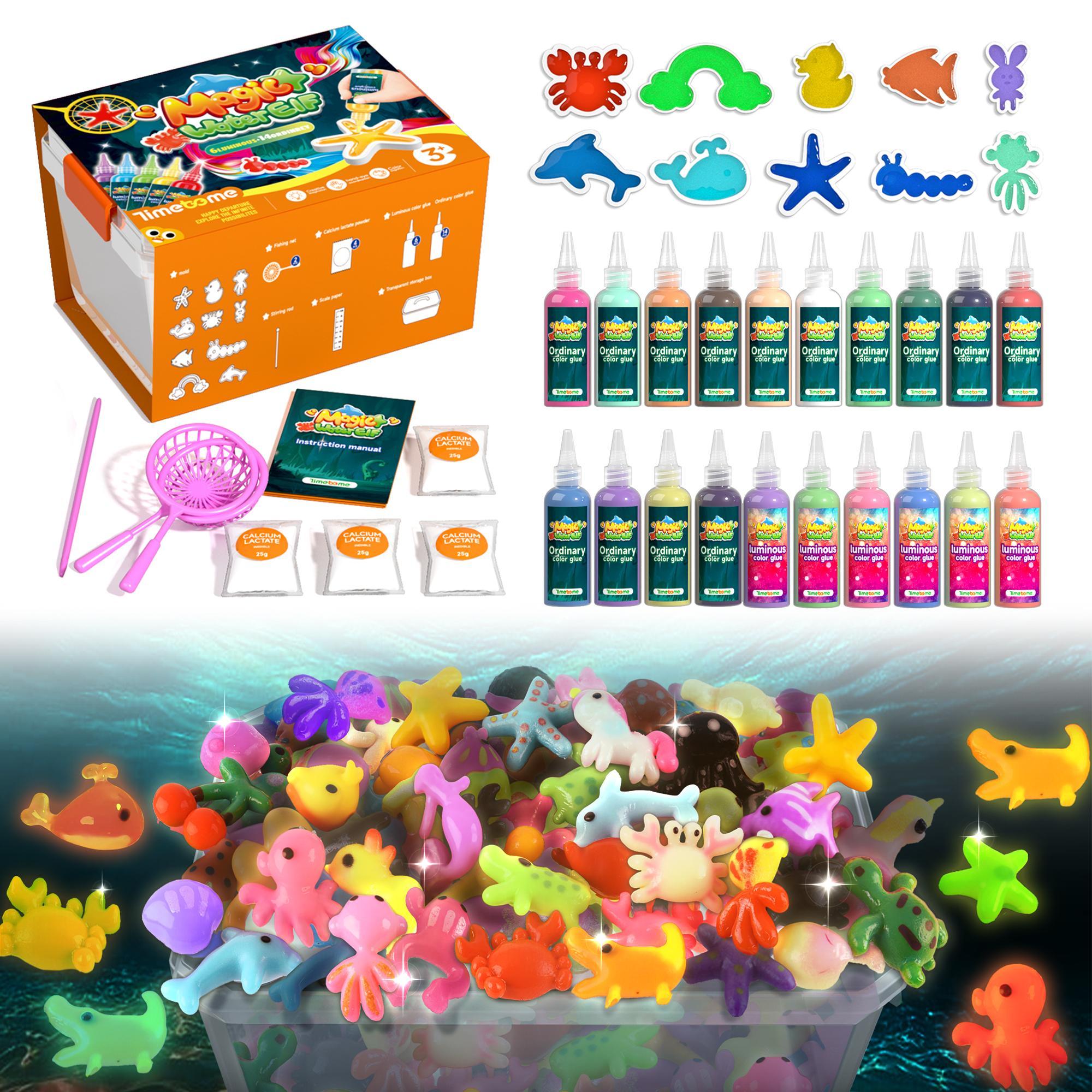 TIMETOME Magic Water Elf Toy Kit,Aqua Fairy Water Gel kit, Teach children color coordination ,Water Pets, Birthday Gifts,Valentine's Day