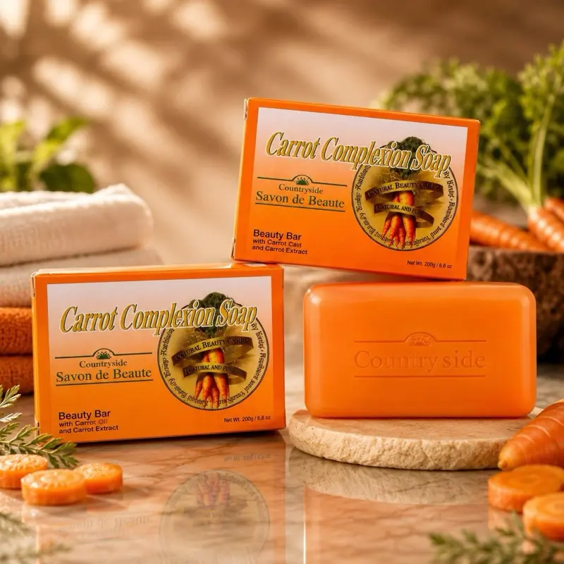 Facial Carrot Complexion Soap, 200g, 72-Piece Pack