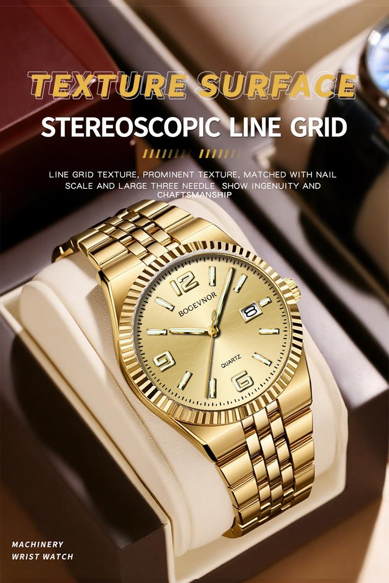 【dealsforyoudays 6-Piece】 Jumpstart sale Men's Watch Elegant Gift Box: A must-have trendy accessory for parties and gatherings, showcasing unique taste; also a high-quality business gift for boyfriends Men's Luxury Quartz Watch Set