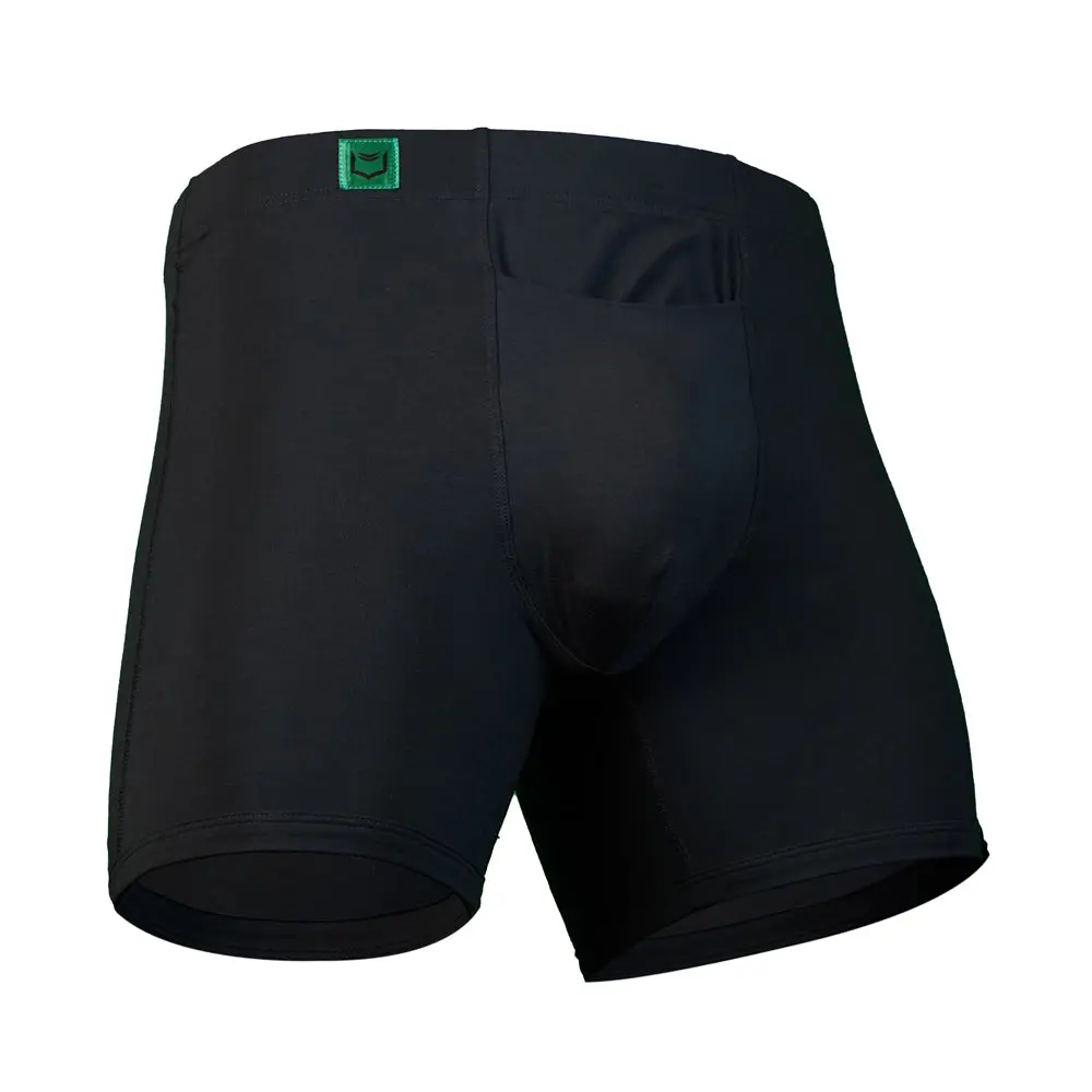 SHEATH 3.21 Men's Boxer Brief Underwear with Dual Support Pouch | Moisture Wicking Breathable Cooling Modal