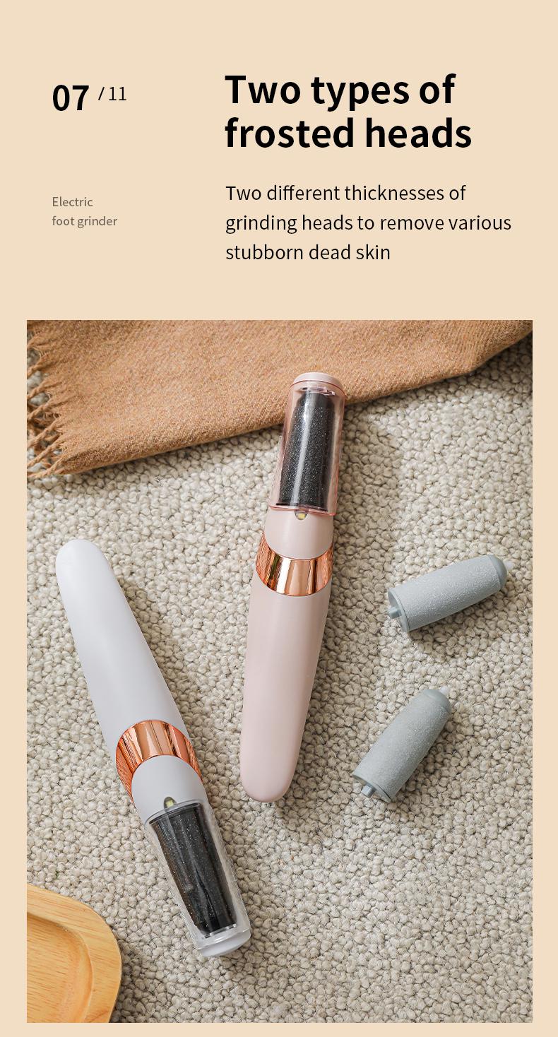 Electric Feet Callus Remover,Portable Electronic Foot File Pedicure Tools,Waterproof Foot Scrubber File,Pedi Foot Care for Dead,Hard Cracked Dry Skin Manicure Nail Nail Care Cutics Nail Art