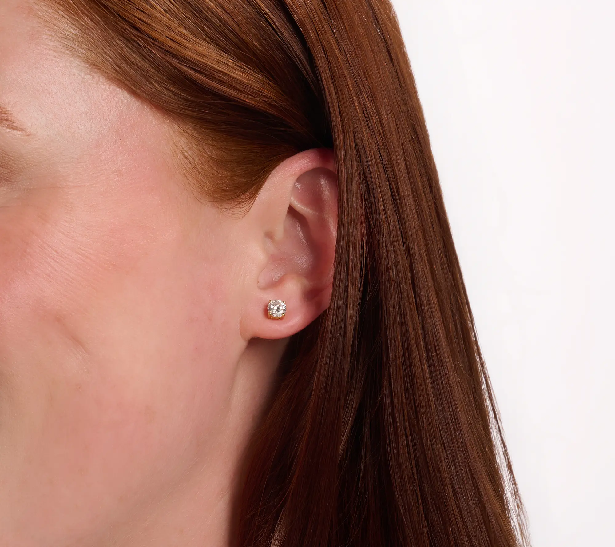 Fire Light Lab Grown Diamond 1 cttw Stud Earring, Sterling
