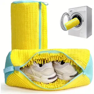 【buy one and get one free】Shoe Washing Bag for Washing Machine, Reusable Mesh Shoe Cleaner Bag
