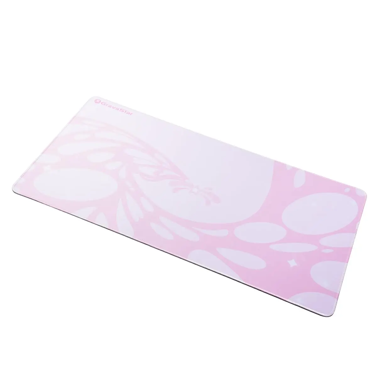 GravaStar Large Gaming Mouse Pad - 31.5x15.7in Pink, Non-Slip Rubber Base, Stitched Edge, PC Accessories, Gamer Stuff, Wrist Pad for Gamers, Office & Home Use with Laptop/PC Desk Mat Functionality