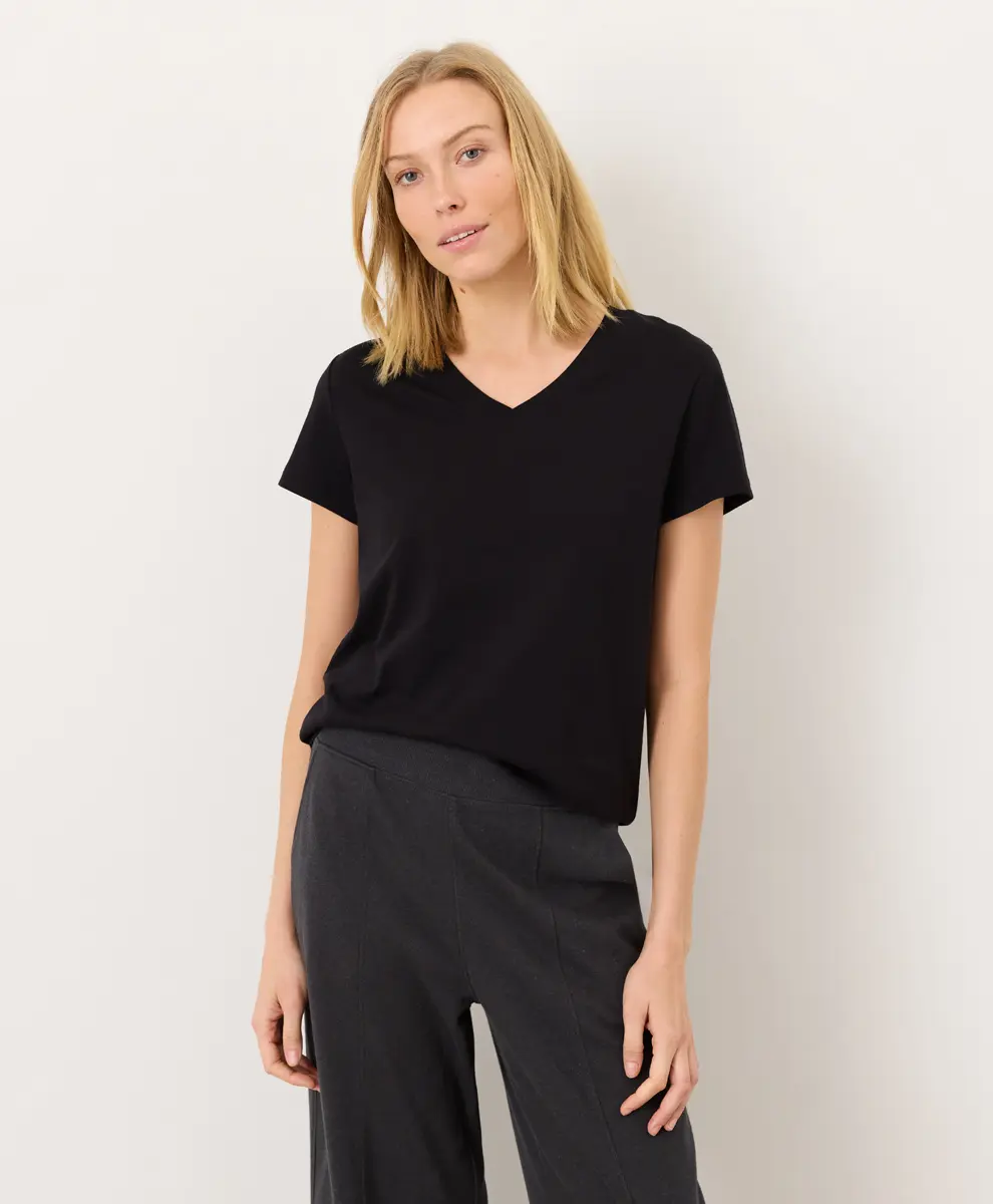 Women's Organic Softspun Essential V-Neck Tee Women's Organic Softspun Essential V-Neck Tee