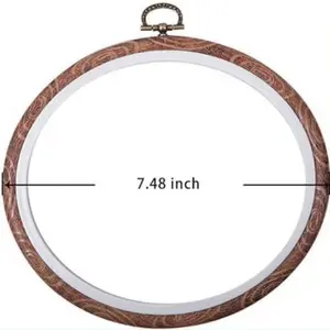Embroidery Hoops Flexible Resin Stitch Hoops for Embroidery Crafts with accessories