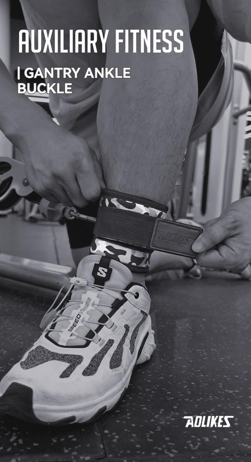 Adjustable Ankle Straps for Cable Machines – D-Ring Ankle Cuffs for Glute & Leg Training