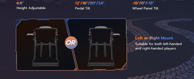 ARES WING Foldable Sim Racing Wheel Stand with Chair Fixing Slot, Formula and GT Racing Simulator Cockpit Compatible with Fanatec, Thrustmaster, Logitech, Moza, Racing Games on PS5, PS4, Xbox and PC