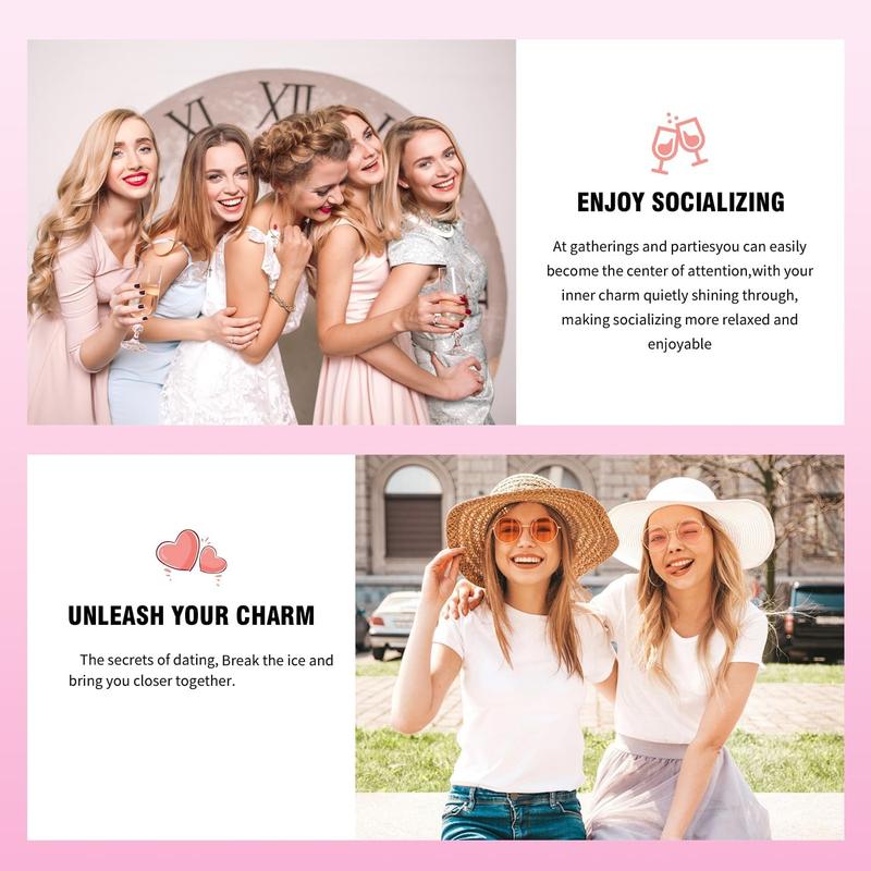 Pheromone Gummies with Slippery Elm, for Women,Enhance Charm,Supports Balance,Confidence & Social Vibe,Vegan,Non-GMO,Gluten-Free,Strawberry Flavor,Enhances Your Natural Pheromones From Within, 60 Count Mixed Berry Flavor