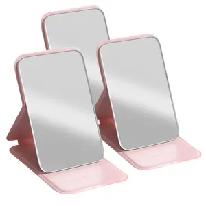 Portable Foldable, Adjustable Mini Mirror, Portable Folding Mirror, Foldable Mirror for Dormitory & Office, Makeup Tools for Women & Girls