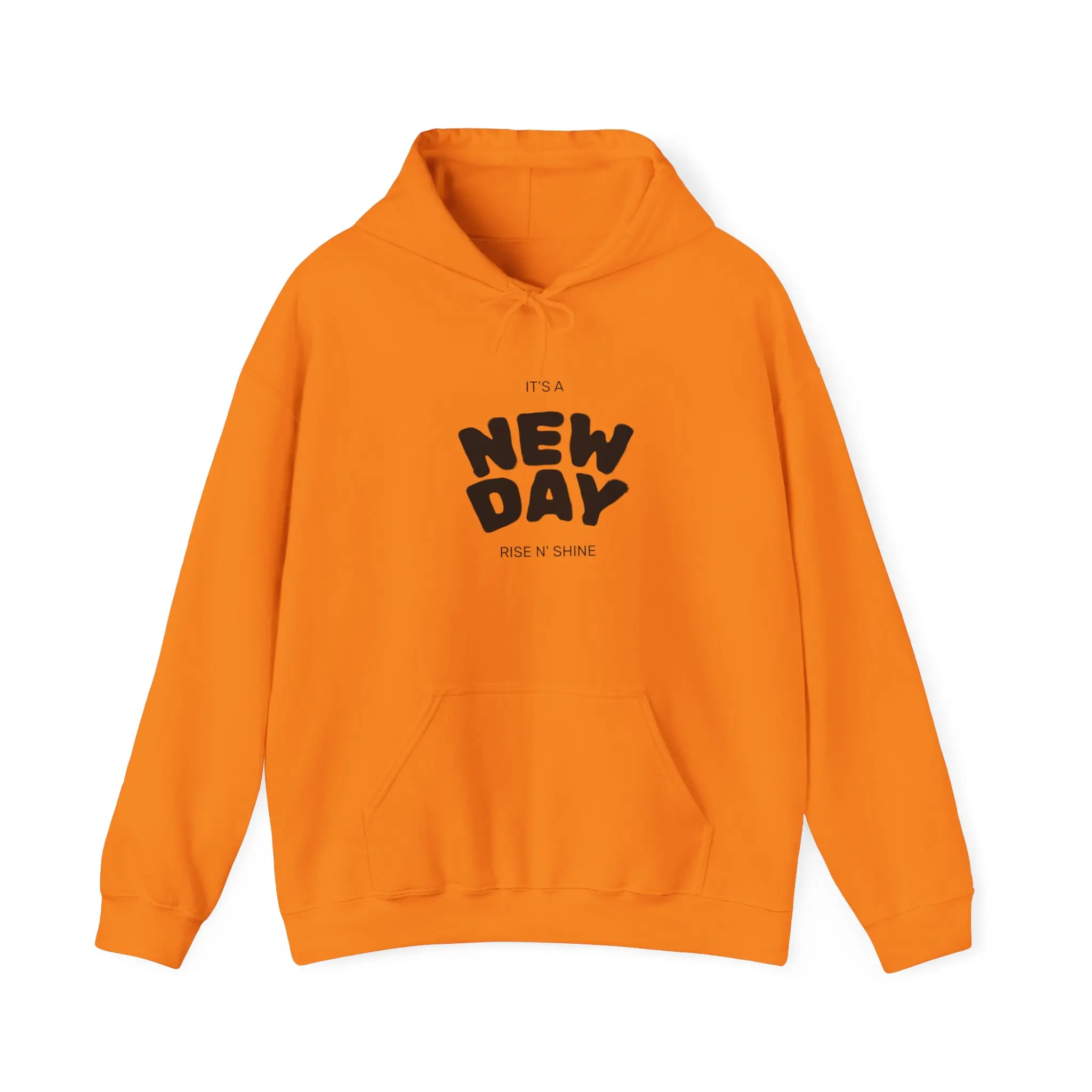 Copy of Cat Construction Worker hoodie | 'It's a New Day' graphic sweatshirt