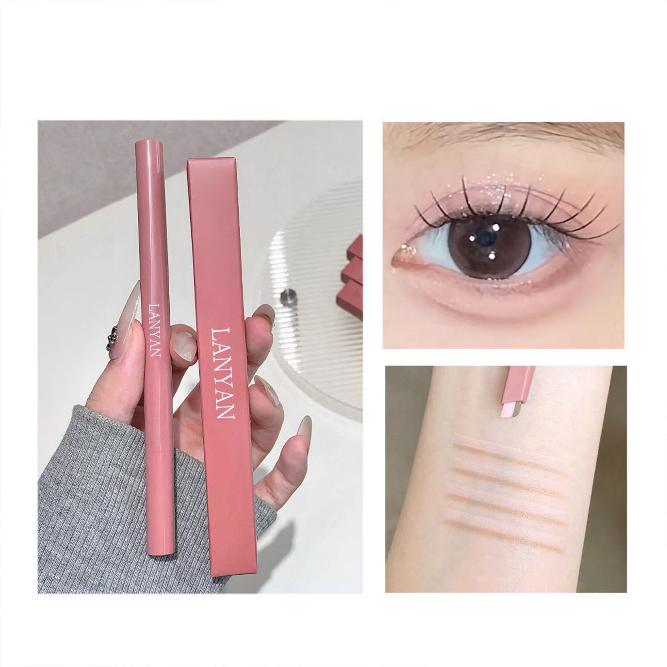 Buy 1 Get 1 Eye Brightener, Double-Head Under Eye Liner Silkworm Pen, Makeup Tool Stick, Travel-Friendly Face Cosmetic for Daily Use and Special Occasions, Double-Ended Sleeping Silkworm Highlighter with Natural Shadow Matte Finish Buy 1 Get 1 Eye Brightener, Double-Head Under Eye Liner Silkworm Pen, Makeup Tool Stick, Travel-Friendly Face Cosmetic for Daily Use and Special Occasions, Double-Ended Sleeping Silkworm Highlighter with Natural Shadow Matte Finish