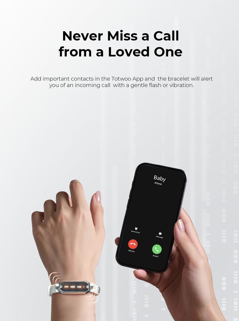 totwoo Morse Love Long Distance Touch Bracelets with Silicone Remote Vibration & Flash Sync Love Connect Gift for Couples Sun&Moon Women Jewelry
