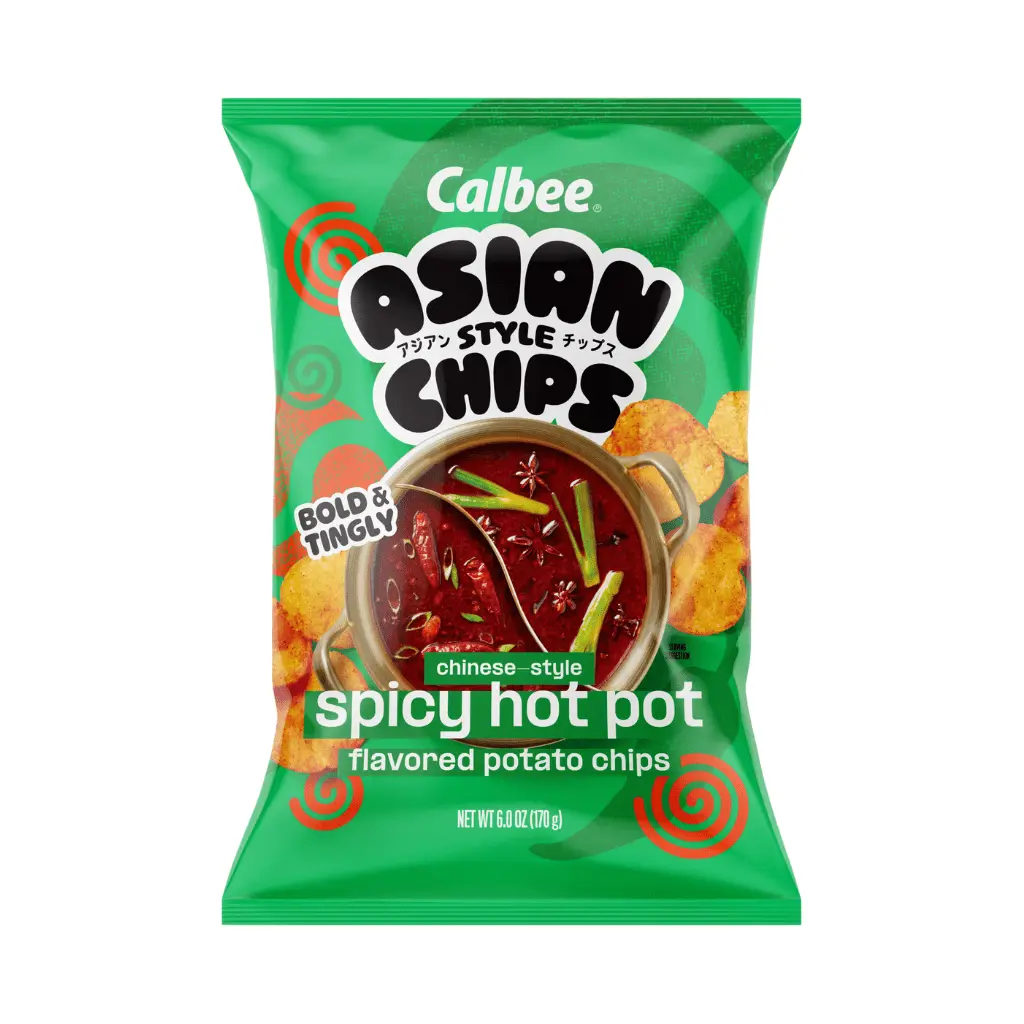 Calbee Spicy Hot Pot Chips, 6oz